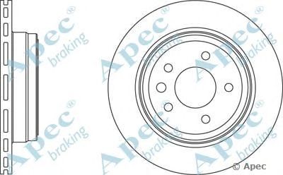 APEC BRAKING dsk969 -  Тормозной диск
